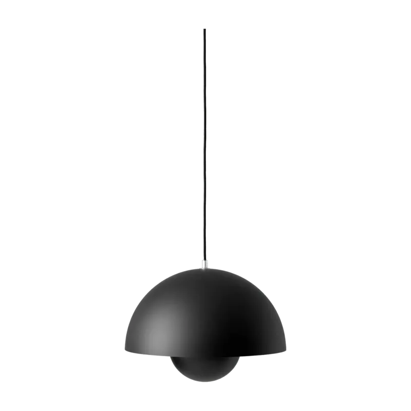 Grande suspension noir mat Flowerpot VP7 - &tradition - The Cool Republic