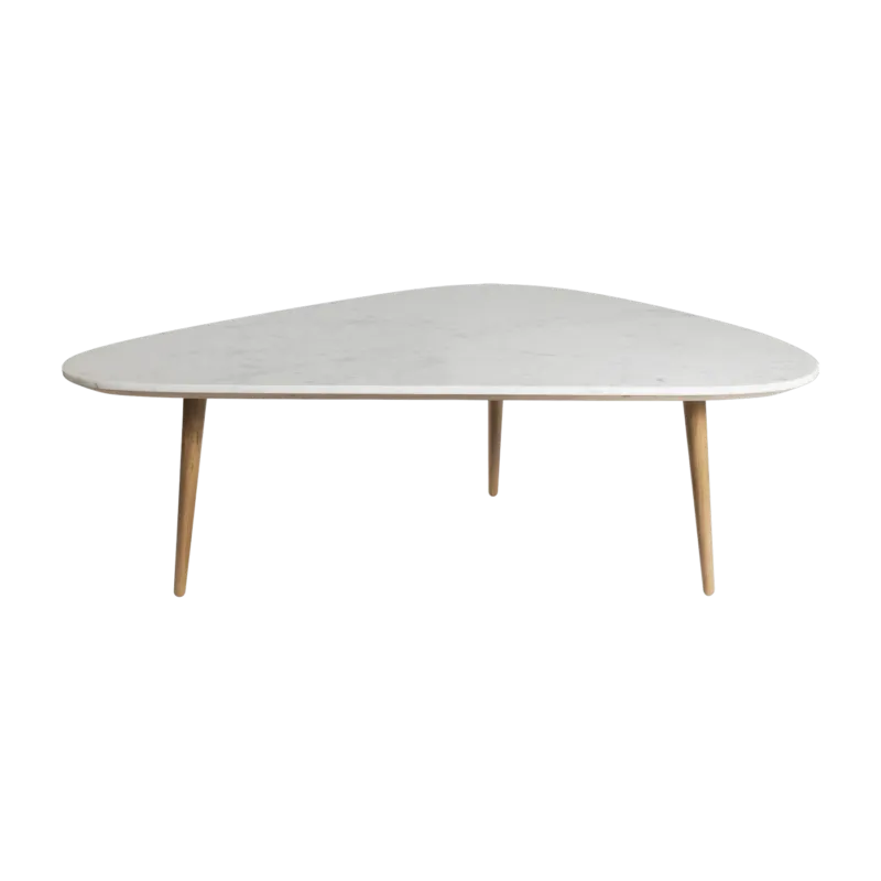 Grande table basse en marbre Fifties - RED Edition - The Cool Republic