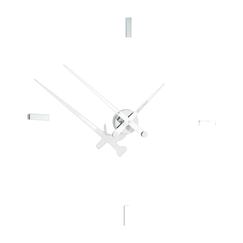 Horloge murale 4 signaux horaires aiguilles blanches Tacón I - Nomon - The Cool Republic