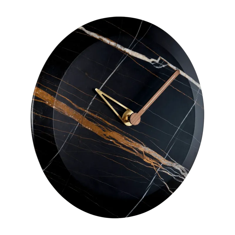 Horloge murale en marbre Sahara M Bari - Nomon - The Cool Republic