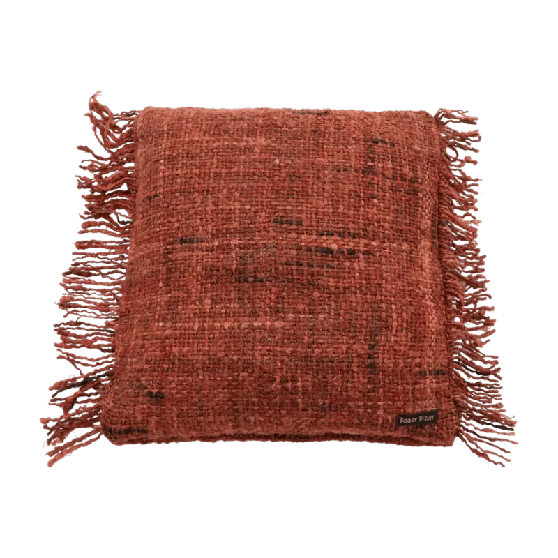 Housse de coussin 40 x 40 cm rouge cerise Oh My Gee - Bazar Bizar - The Cool Republic