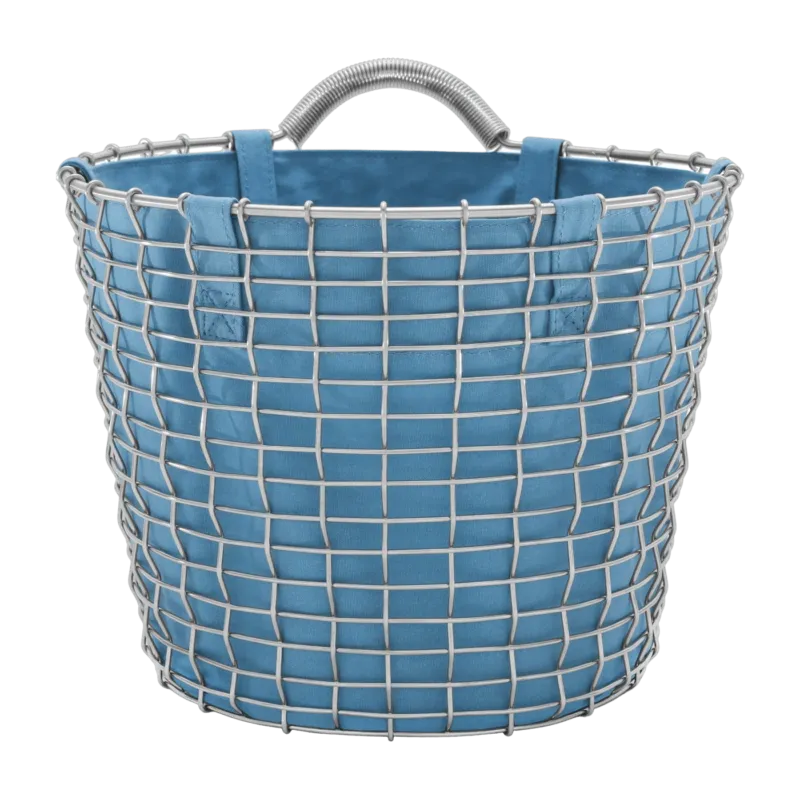 Housse en tissu bleu pour panier 16 L Basket Liner - KORBO - The Cool Republic