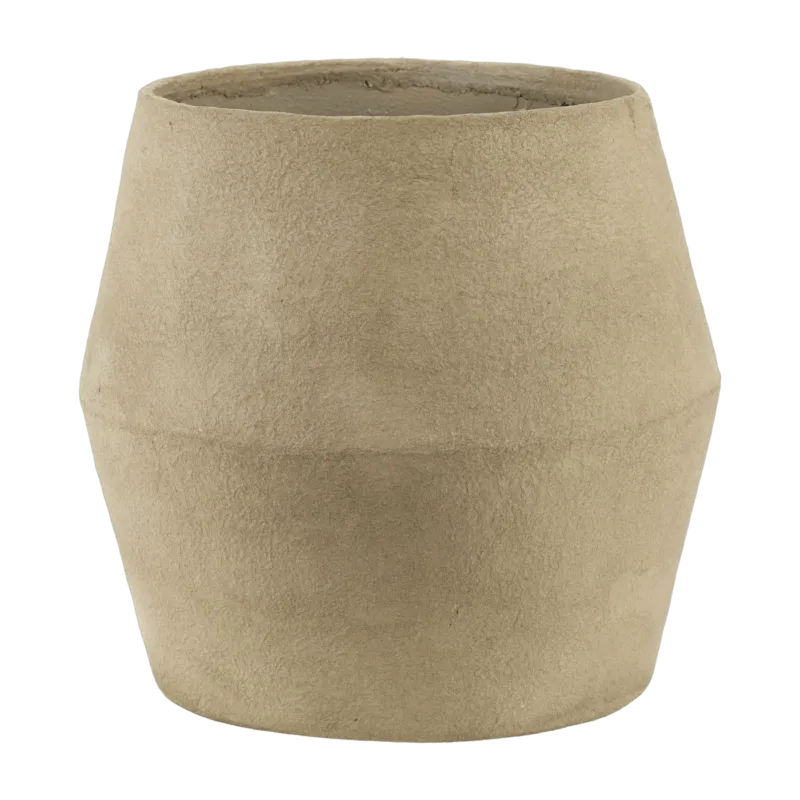 Jardinière en papier mâché beige 47 cm Earth - Serax - The Cool Republic