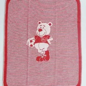 Kinderdecke Babydecke 70x90 Fußball-BÄR Baumwolle Flanell Decke 458
