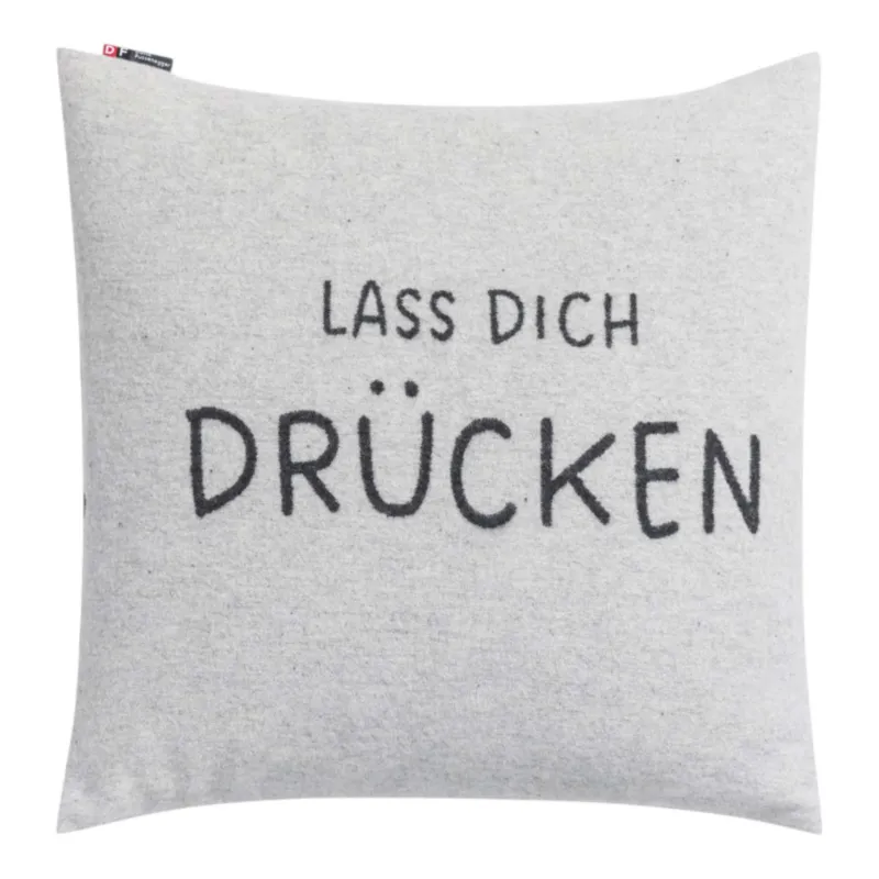 David Fussenegger Lass dich drücken Kissenhülle