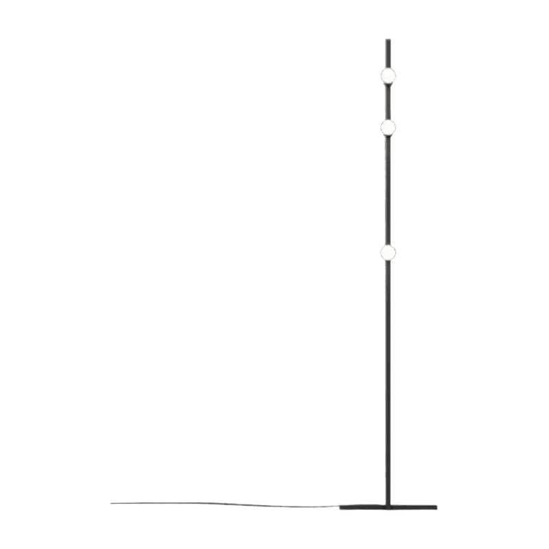 Lampadaire en acier noir Dot - Lambert & Fils - The Cool Republic