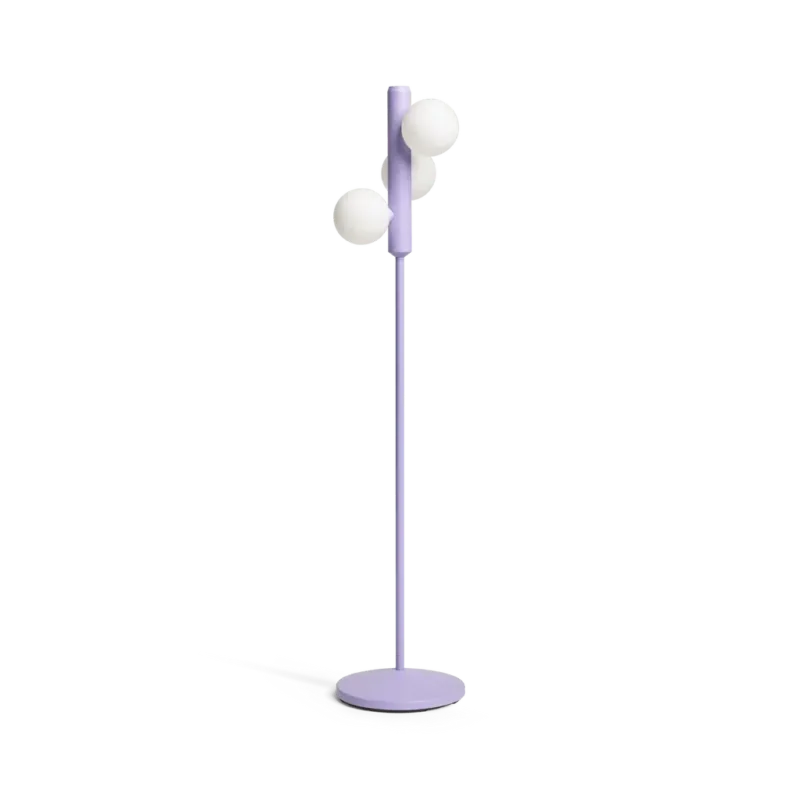Lampadaire en acier violet 137cm Kaktee - Fest Amsterdam - The Cool Republic