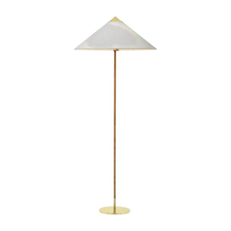 Lampadaire en laiton blanc Modèle 9602 - Gubi - The Cool Republic