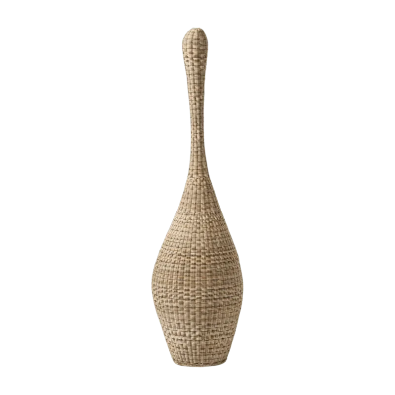 Lampadaire en rotin naturel 40 x 155 cm Bolla M - Gervasoni - The Cool Republic