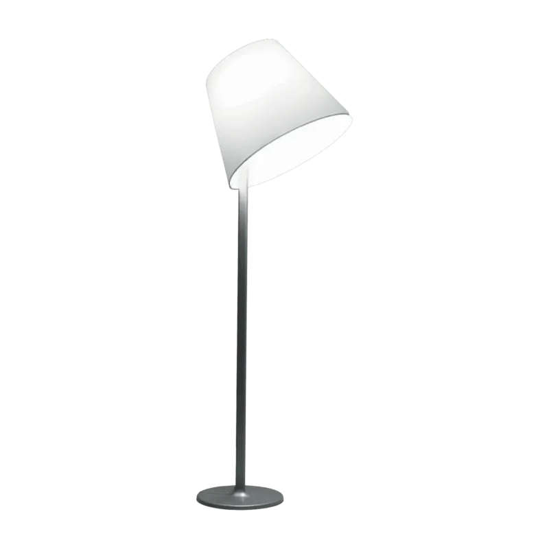 Lampadaire gris Melampo - Artemide - The Cool Republic