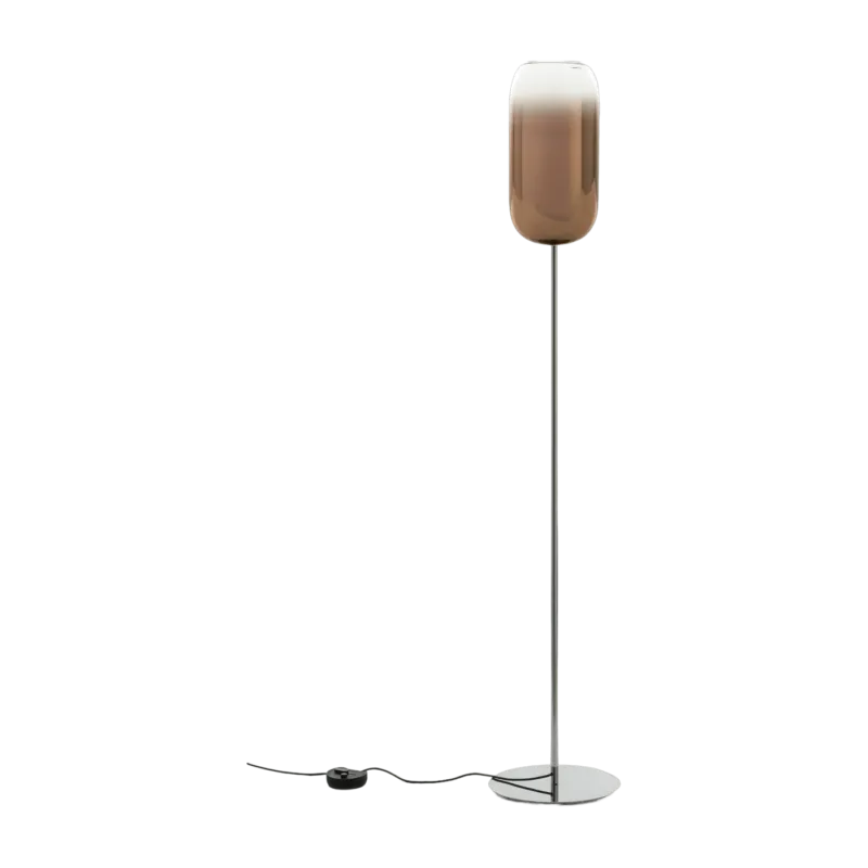 Lampadaire marron cuivré Gople - Artemide - The Cool Republic