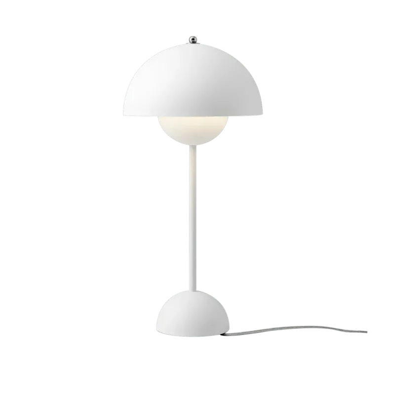 Lampe à poser blanc mat Flowerpot VP3 - &tradition - The Cool Republic