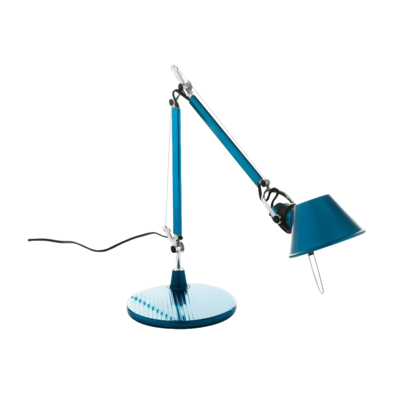 Lampe à poser bleu Tolomeo Micro table - Artemide - The Cool Republic