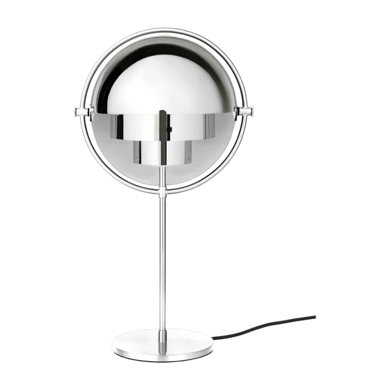 Lampe à poser chrome Multi-Lite - Gubi - The Cool Republic