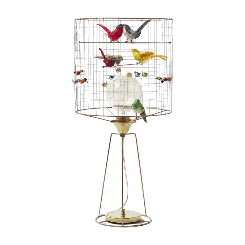 Lampe à poser en cuivre 67 cm Volière Haute - Mathieu Challières - The Cool Republic