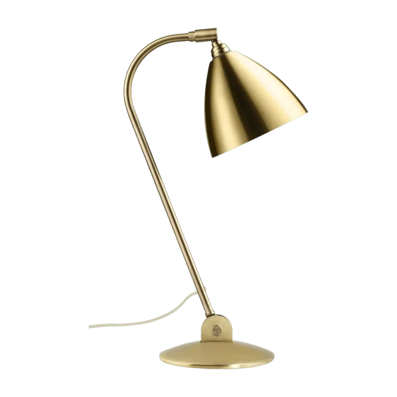 Lampe à poser en laiton bestlite 50 cm BL2 - Gubi - The Cool Republic