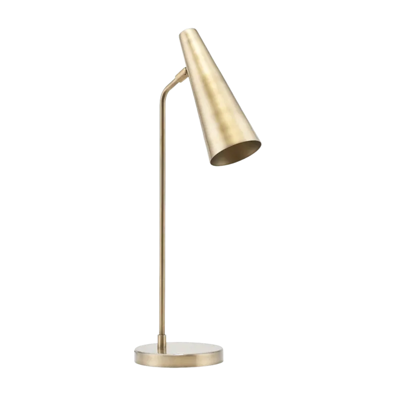Lampe à poser en laiton doré 21 x 52 cm Precise - House Doctor - The Cool Republic