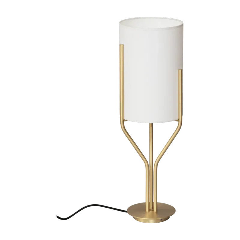 Lampe à poser en laiton satiné 101 m1 câble noir 65 x 20 cm Arborescence XS - CVL Luminaires - The Cool Republic
