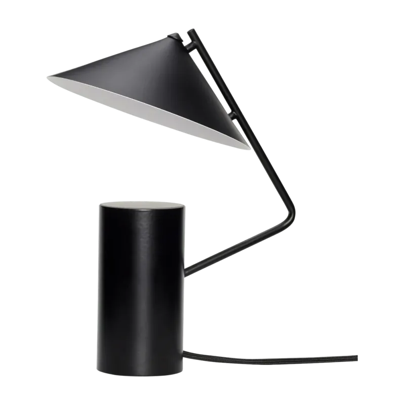 Lampe à poser en métal noir - Hübsch - The Cool Republic