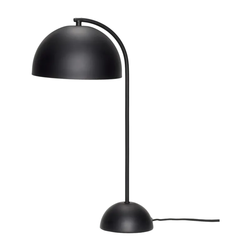 Lampe à poser en métal noire 48 x 23 cm - Hübsch - The Cool Republic