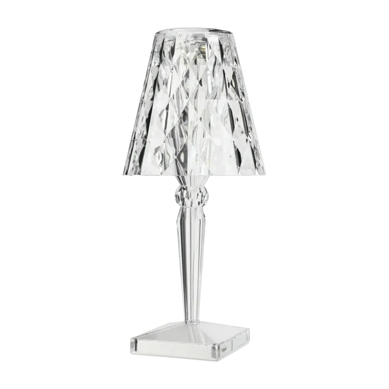 Lampe à poser LED transparente Big Battery - Kartell - The Cool Republic