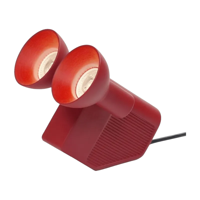 Lampe à poser rouge 21 cm Olo - Moustache - The Cool Republic