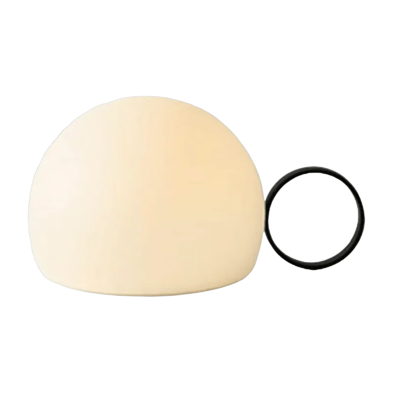 Lampe à poser sans fil noire avec petit anneau Circ - Estiluz - The Cool Republic