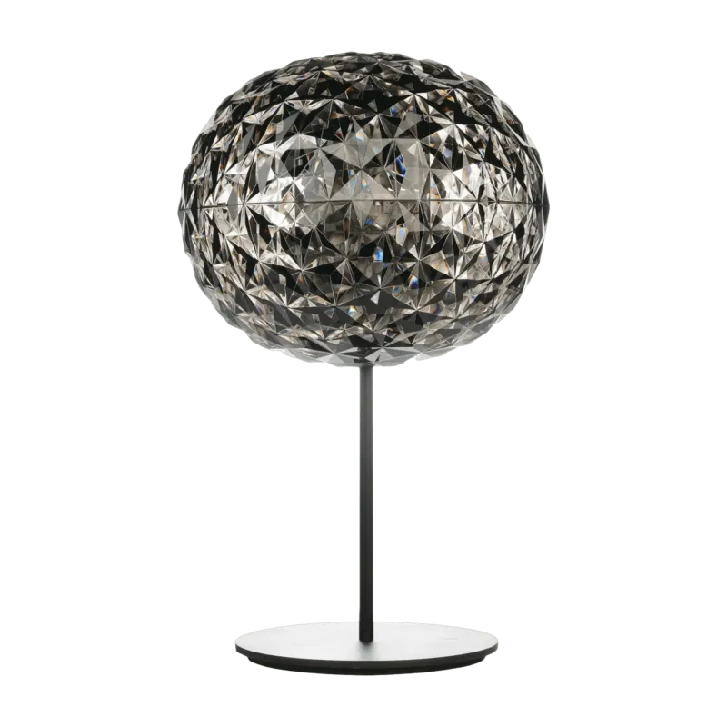 Lampe à poser sur pied argentée Planet - Kartell - The Cool Republic
