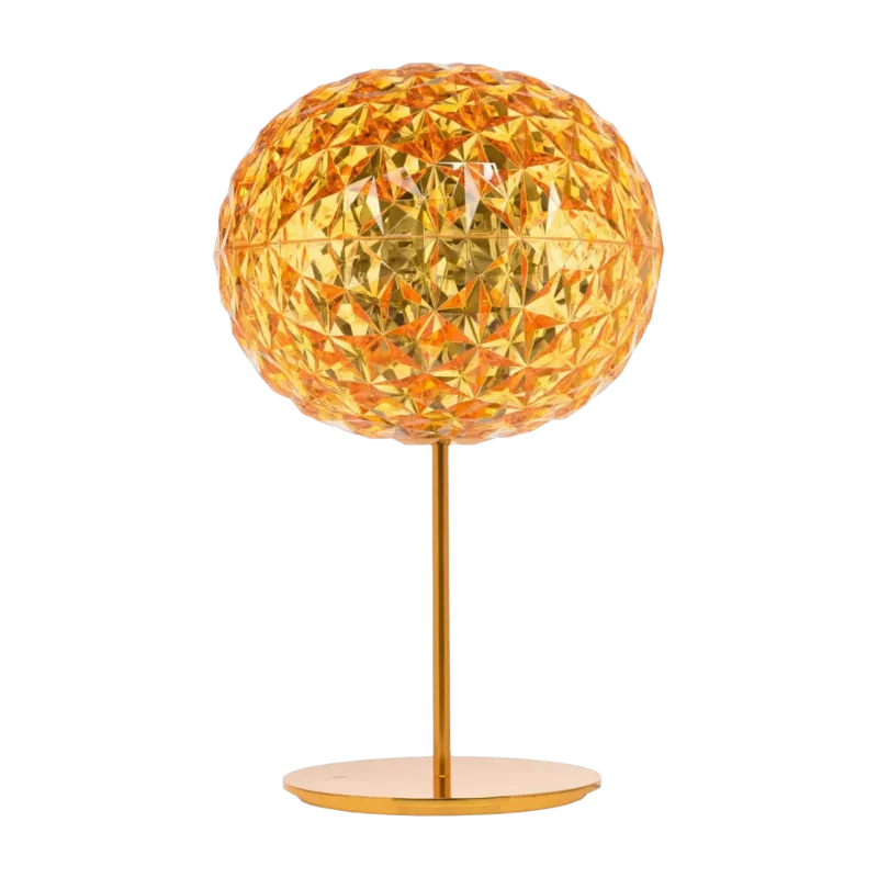 Lampe à poser sur pied jaune Planet - Kartell - The Cool Republic