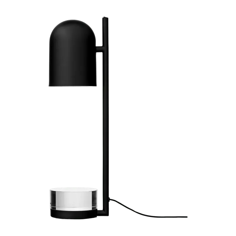 Lampe à poser verre et noir 50 x 12 cm Luceo - Aytm - The Cool Republic