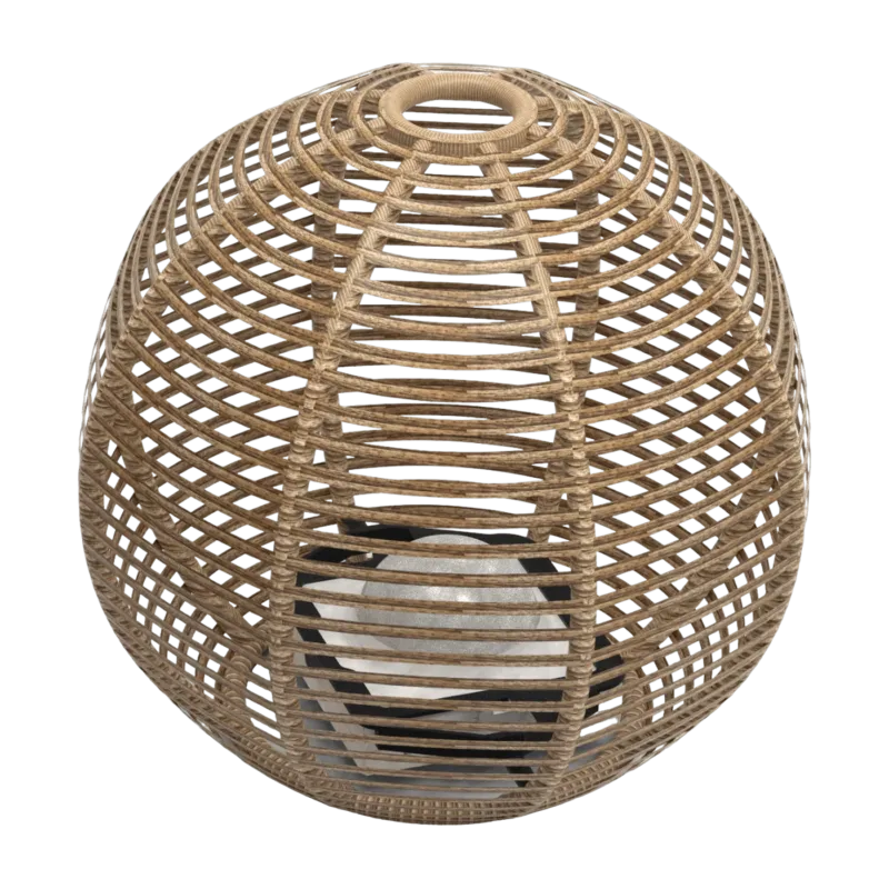 Lampe boule 40 cm La Lampe Paillote Sphère - Maiori - The Cool Republic
