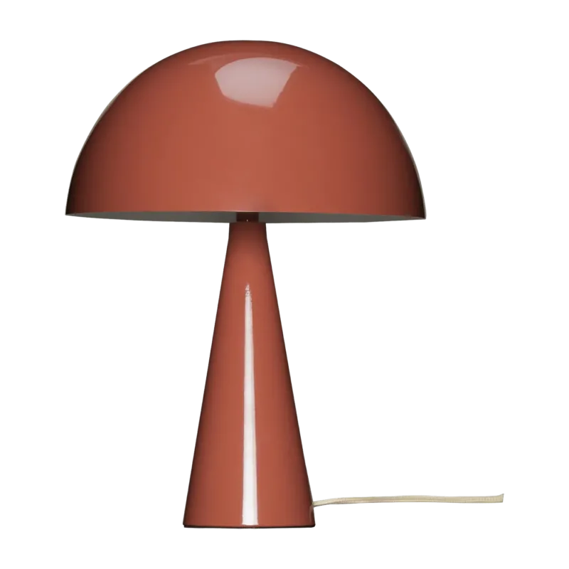 Lampe champignon en fer rouge 33 cm Mush Mini - Hübsch - The Cool Republic