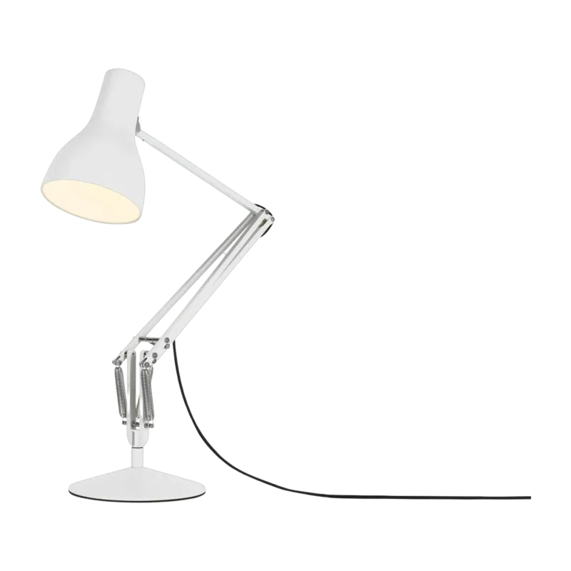 Lampe de bureau en aluminium blanc Type 75 - Anglepoise - The Cool Republic