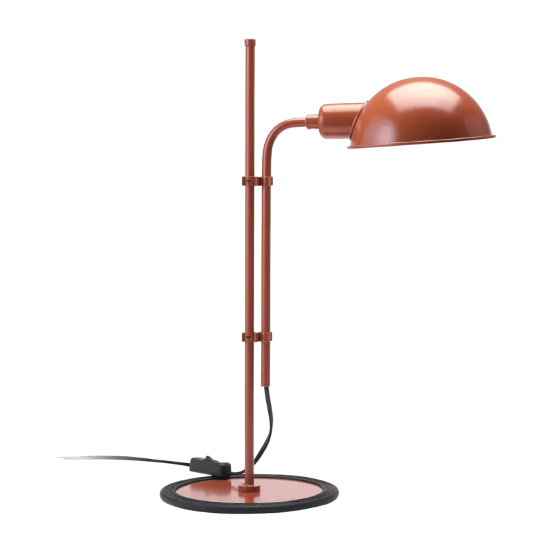 Lampe de bureau en fer terracotta Funiculi S - Marset - The Cool Republic