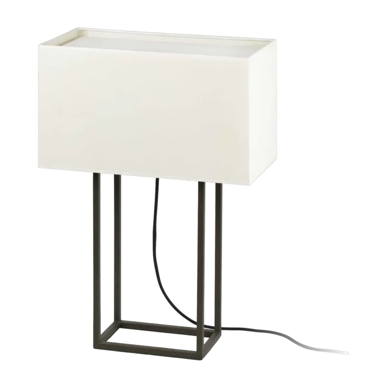 Lampe de bureau en métal marron 40 x 20 x 60 cm Vesper - Faro Barcelona - The Cool Republic