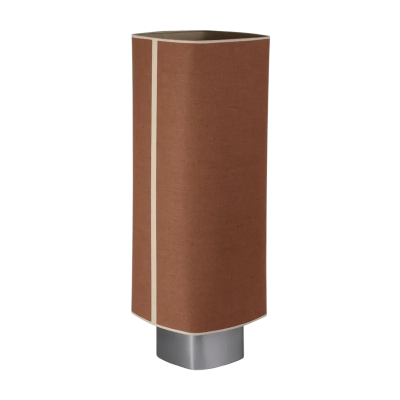 Lampe de sol en tissu marron et métal 79cm Dolce - Market Set - The Cool Republic