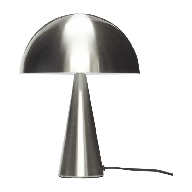 Lampe de table 25 x 33 cm en métal nickel - Hübsch - The Cool Republic