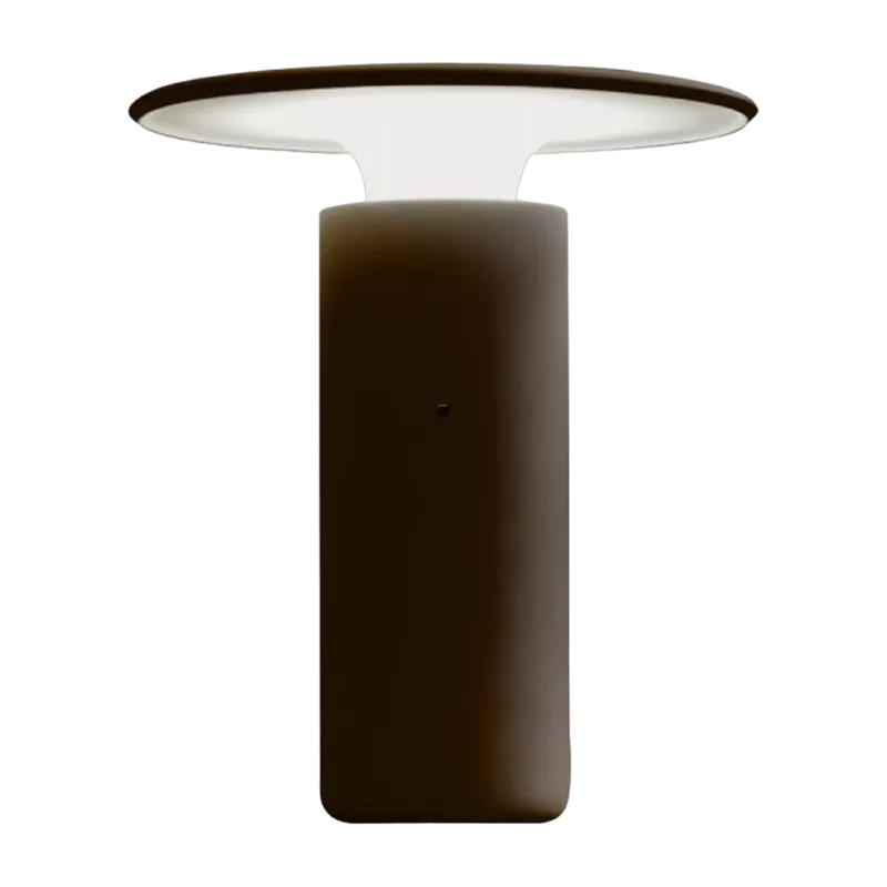 Lampe de table chocolat en céramique 21 x 20 cm Nais - Pott - The Cool Republic
