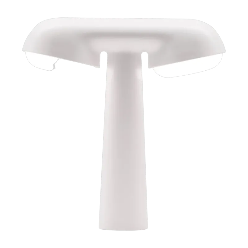 Lampe de table en aluminium blanc 27,5 x 28,5 cm Moustache x SNCF - Moustache - The Cool Republic