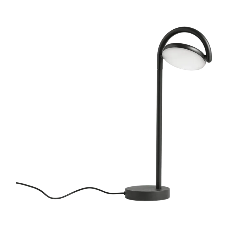 Lampe de table en aluminium noire 38 x 10 cm Marselis - HAY - The Cool Republic