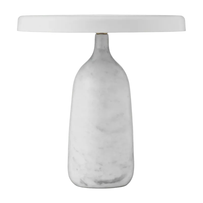 Lampe de table en marbre blanc 33,6 cm Eddy - Normann Copenhagen - The Cool Republic