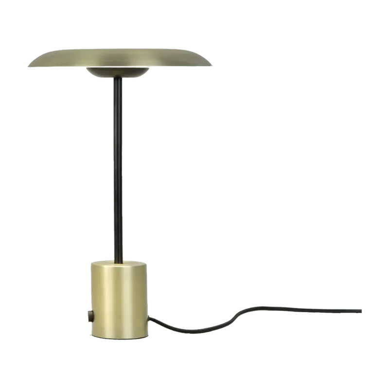Lampe de table en métal cuivré brossé 40 x 26 cm Hoshi - Faro Barcelona - The Cool Republic