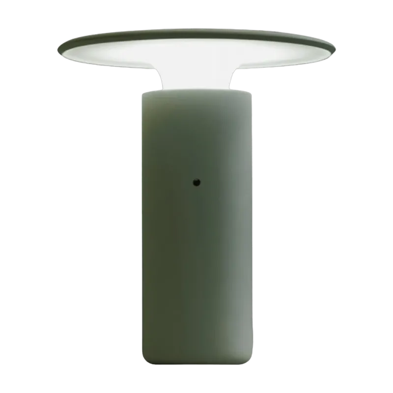 Lampe de table vert en céramique 21 x 20 cm Nais - Pott - The Cool Republic