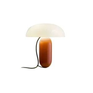Lampe en acier orange et blanc 26x30cm Gambosa S - Marset - The Cool Republic