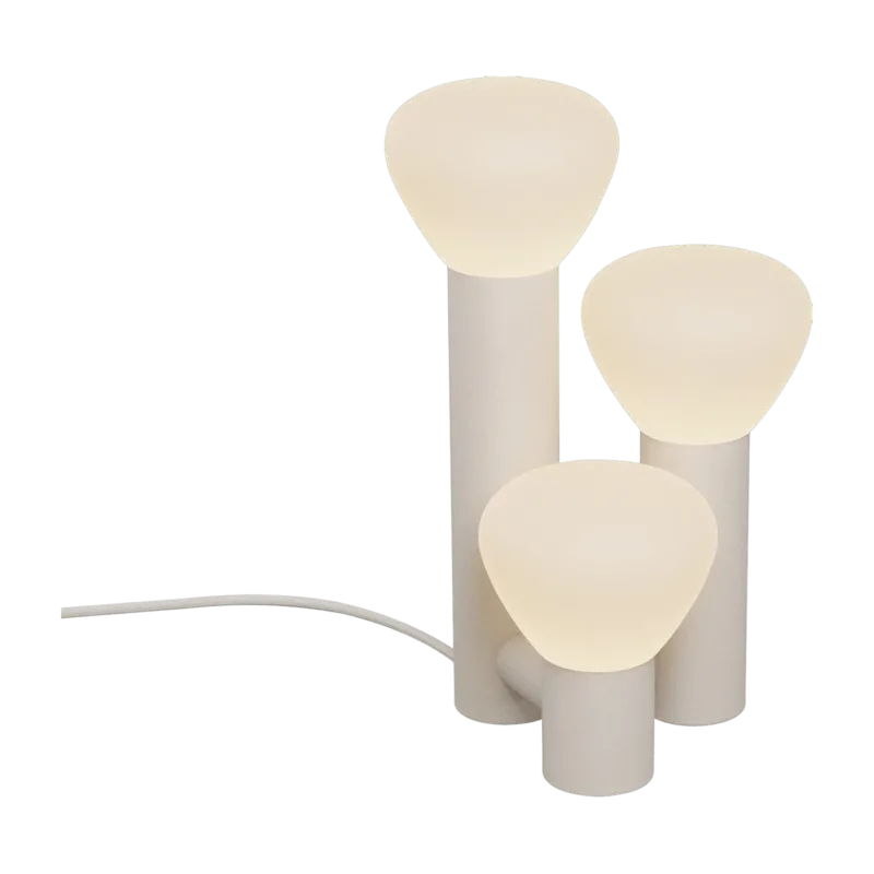 Lampe en aluminium beige 46 cm Parc n°6 - Lambert & Fils - The Cool Republic