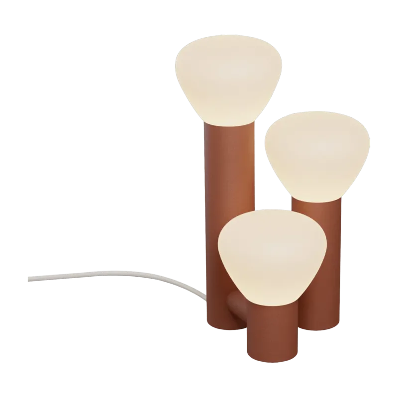 Lampe en aluminium terracotta 46 cm Parc n°6 - Lambert & Fils - The Cool Republic