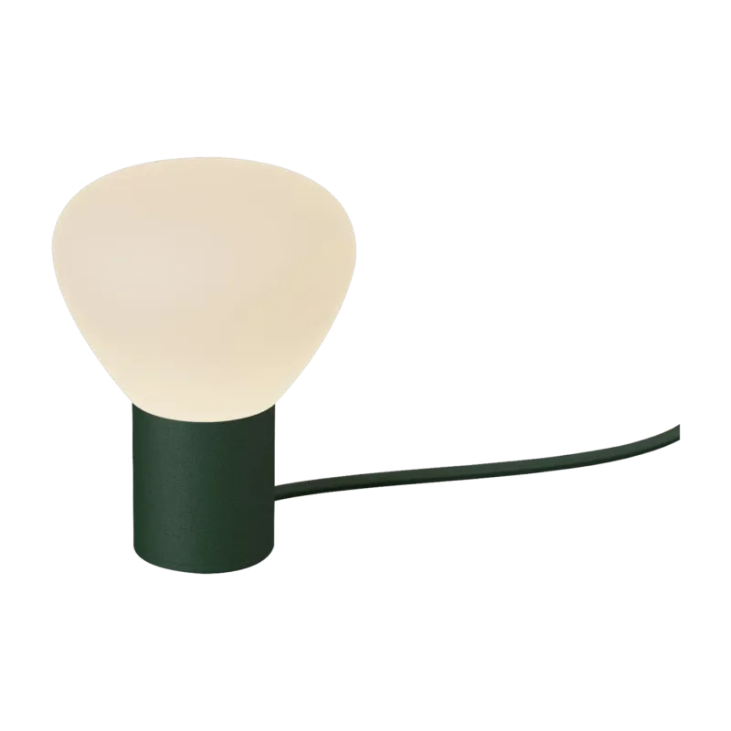 Lampe en aluminium vert 17 cm Parc n°1- Lambert & Fils - The Cool Republic