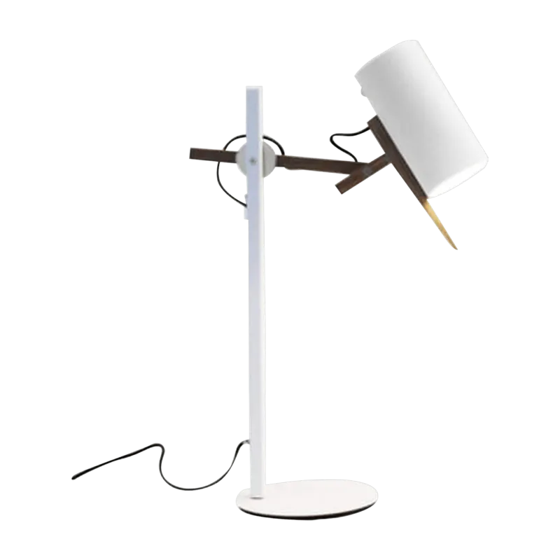 Lampe en bois blanche 59,2 cm Scantling - Marset - The Cool Republic