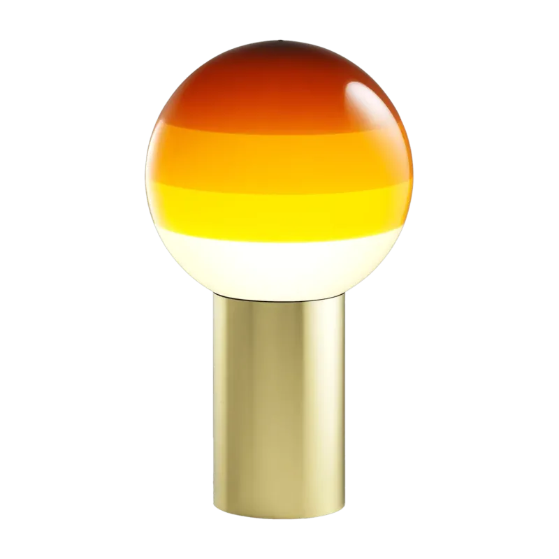 Lampe en laiton ambrée 54 cm Dipping Light - Marset - The Cool Republic