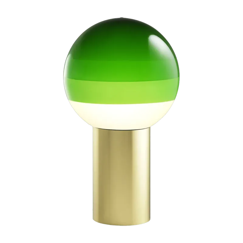 Lampe en laiton verte 54 cm Dipping Light - Marset - The Cool Republic